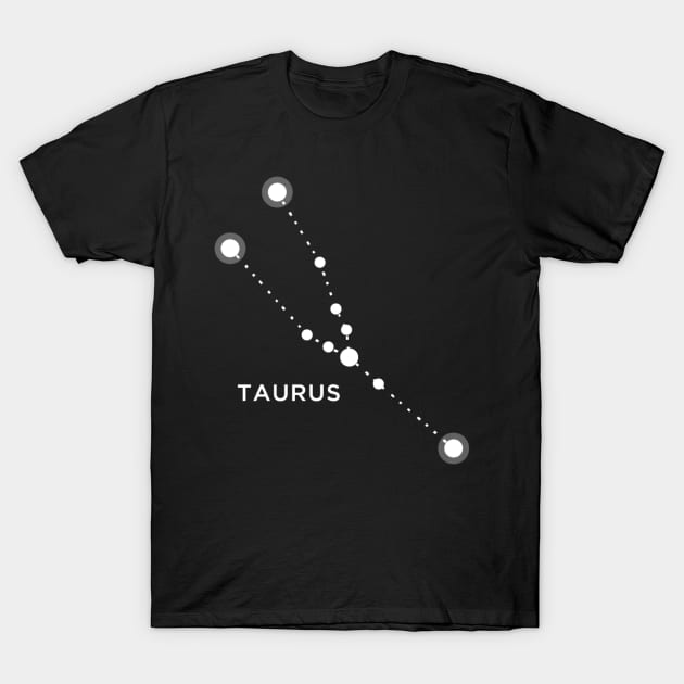 Taurus Zodiac Constellation Sign T-Shirt by writewin